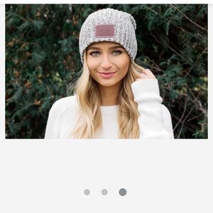 Love Your Melon Black Speckled Beanie